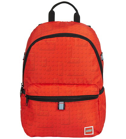 LEGO® Tasker - Rygsæk - Colorblock - Brick Dots Red