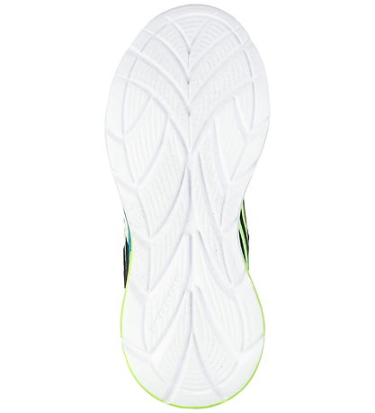 Skechers Blinkesko - Flex-Glow Ultra - Sort/Blå/Lime
