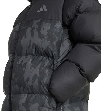 adidas Performance Dynejakke - J SD AOP - Black/Gresix/Carbon