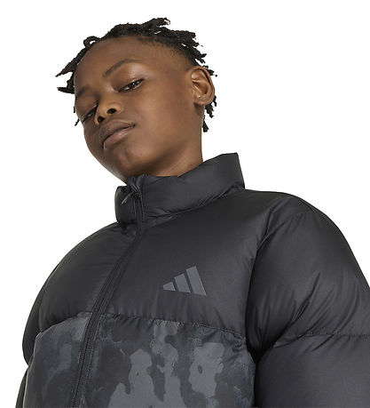 adidas Performance Dynejakke - J SD AOP - Black/Gresix/Carbon