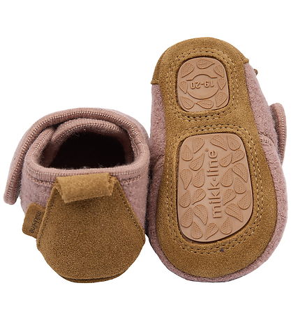 Mikk-Line Hjemmesko - Prewalker Wool - Sdobe Rose