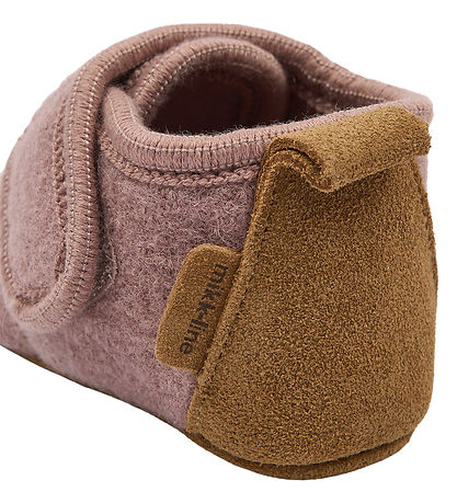 Mikk-Line Hjemmesko - Prewalker Wool - Sdobe Rose
