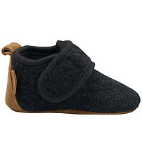 Mikk-Linew Hjemmesko - Prewalker Wool - Anthracite Melange