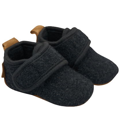 Mikk-Linew Hjemmesko - Prewalker Wool - Anthracite Melange