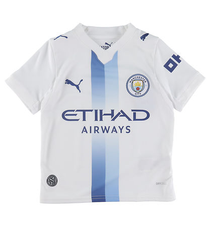 Puma Fodboldtrøje - Manchester City 26/27 3. Sæt - Hvid/Blazing 