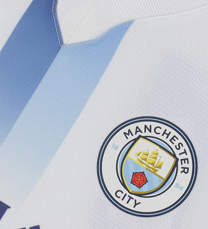 Puma Fodboldsæt - Manchester City 26/27 3. Sæt - Hvid/Blazing Bl