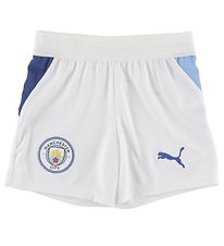 Puma Fodboldshorts - MCFC Jr - White