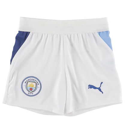 Puma Fodboldshorts - MCFC Jr - White