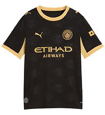 Puma Fodboldtrøje -MCFC Away JR - Black