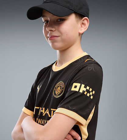 Puma Fodboldtrøje -MCFC Away JR - Black