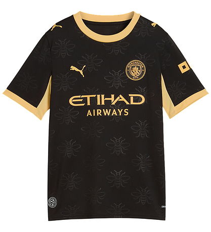 Puma Fodboldtrøje -MCFC Away JR - Black