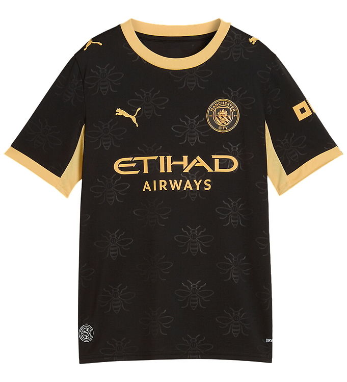 Puma Fodboldtrøje -MCFC Away JR - Black