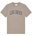 Les Deux T-shirt - College - Dark Sand Melange