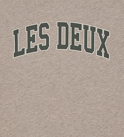 Les Deux T-shirt - College - Dark Sand Melange