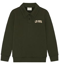 Les Deux Sweatshirt - College Rugby Polo - Rosin Green