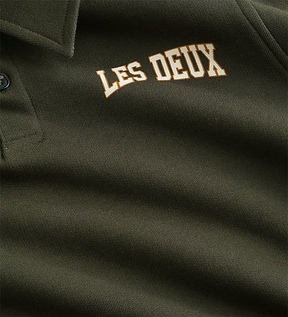 Les Deux Sweatshirt - College Rugby Polo - Rosin Green