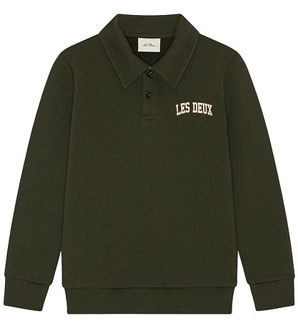 Les Deux Sweatshirt - College Rugby Polo - Rosin Green