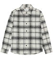 Les Deux Skjorte Check Overshirt - Black