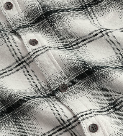 Les Deux Skjorte Check Overshirt - Black