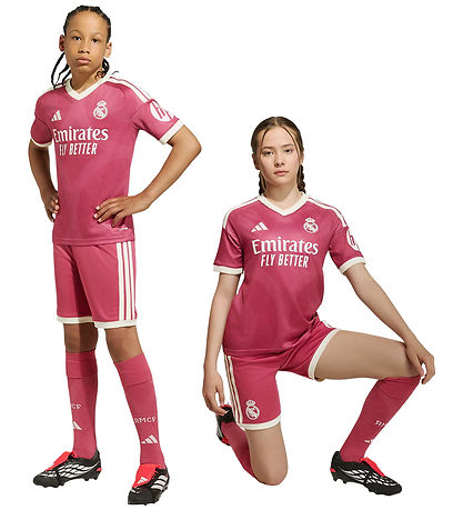adidas Performance Fodboldsæt - Real Madrid 3. Sæt - Wild Pink