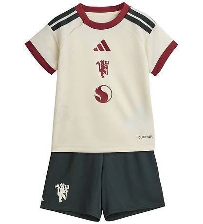 adidas Performance Fodboldsæt - Manchester United 3 Sæt - Ivory/