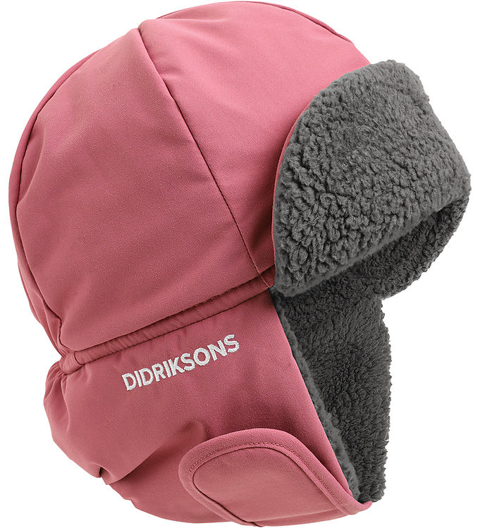 Didriksons Biggles cap 7, hue, børn, lyserød