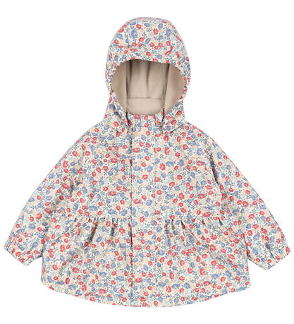 Konges Sløjd Regntøj m/u Seler m. Fleece - PU - Rainy Palme - Fi
