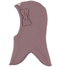 Racing Kids Elefanthue - 2-lags - Dusty Purple m. Sløjfe