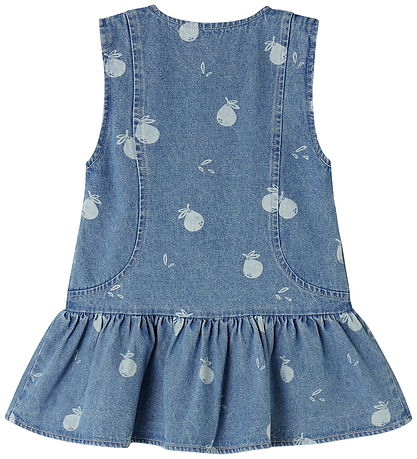 Fliink Kjole - Don Denim - Medium Blue AOP