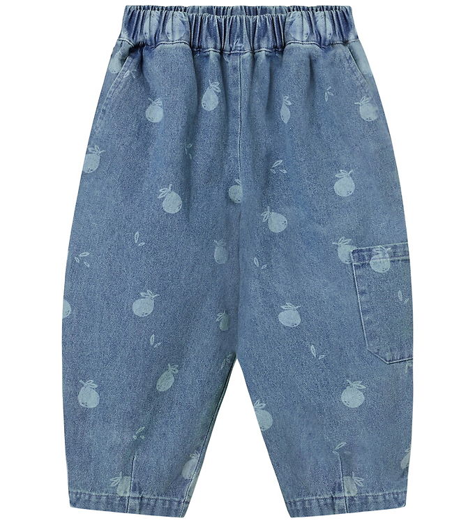 Fliink Bukser - Don Cargo - Medium Blue AOP