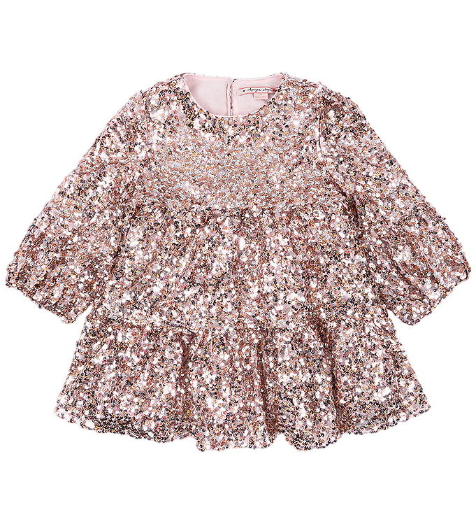 Konges Sløjd Kjole - Lila Sequins - Grey/Rosa