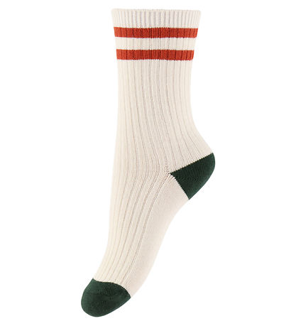 Konges Sløjd Strømper - 2-pak - Green Stripe