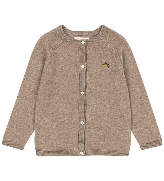 Konges Sløjd Cardigan - Strik - Uld - Mattou - Light Brown