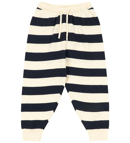Konges Sløjd Bukser - Strik - Manis - Navy Stripe