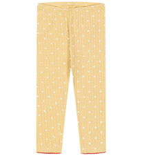 Konges Sløjd Leggings - Hulmønster - Minnie - Dot Golden