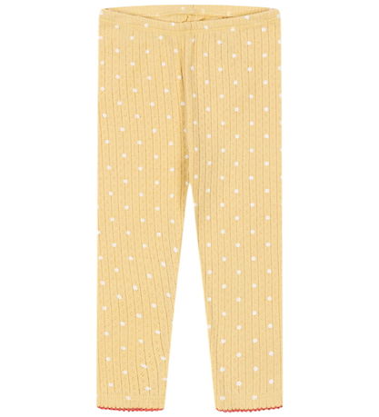Konges Sløjd Leggings - Hulmønster - Minnie - Dot Golden