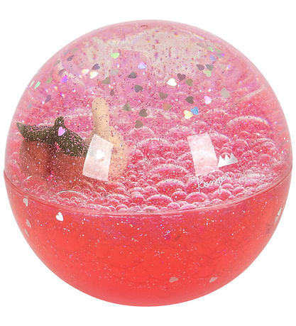 Konges Sløjd Hoppebold - 8 cm - Cherry m. Glimmer