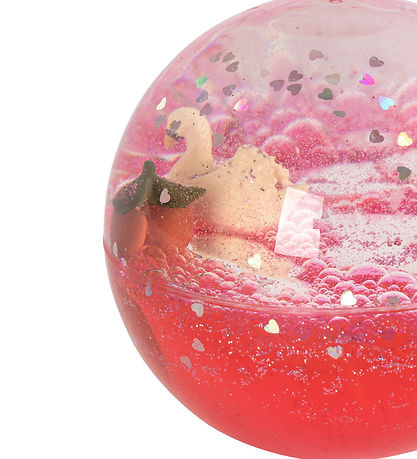 Konges Sløjd Hoppebold - 8 cm - Cherry m. Glimmer