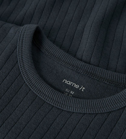 Name It Bluse - NmmNicholas - Rib - Ombre Blue