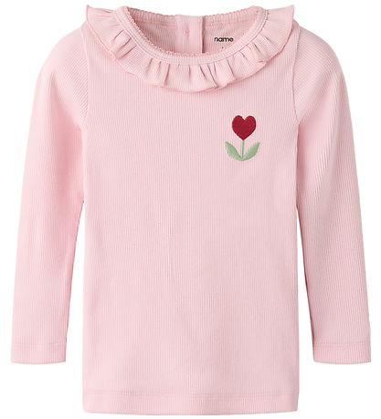 Name It Bluse - Rib - NmfNaisy - Parfait Pink