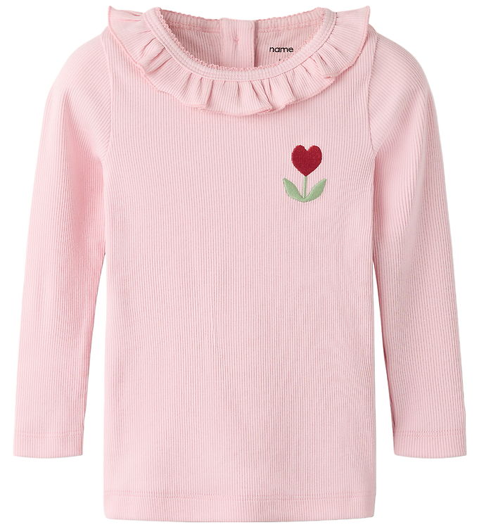 Name It Bluse - Rib - NmfNaisy - Parfait Pink