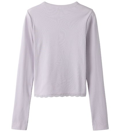 LMTD Bluse - Rib - NlfNinaja - Misty Lilac