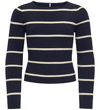 Kids Only Bluse - Strik - Noos - Kogibi - Night Sky/Whitecap Gra