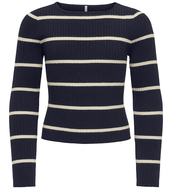 Kids Only Bluse - Strik - Noos - Kogibi - Night Sky/Whitecap Gra