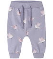 Name It Leggings - NbfVandora - Heirloom Lilac/Birds