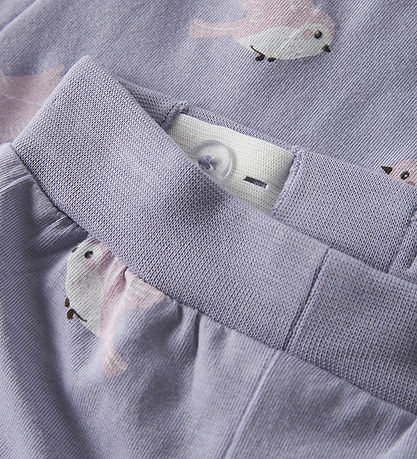 Name It Leggings - NbfVandora - Heirloom Lilac/Birds