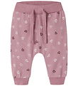 Name It Leggings -NbfVandora - Lilas/Hearts