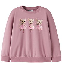 Name It Sweatshirt - NmfVotea - Lilas/Ballerina Mouse