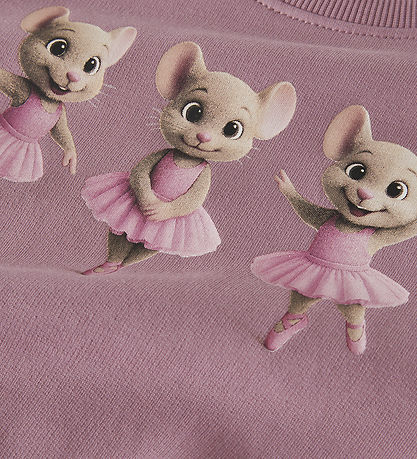 Name It Sweatshirt - NmfVotea - Lilas/Ballerina Mouse