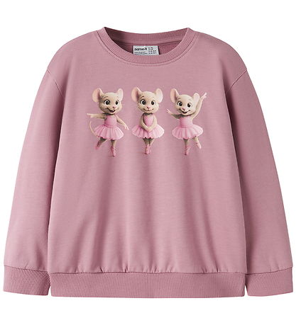 Name It Sweatshirt - NmfVotea - Lilas/Ballerina Mouse